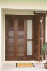 Porta janela sanfonada