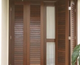 Porta janela sanfonada